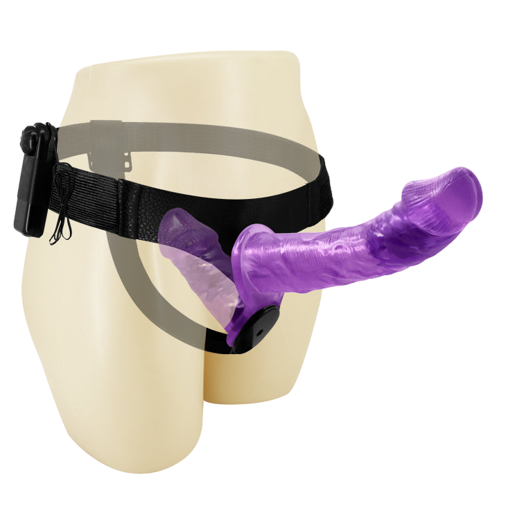 Strap-on Vibrante Ultra Passionate Dual Vibration 17,5 cm