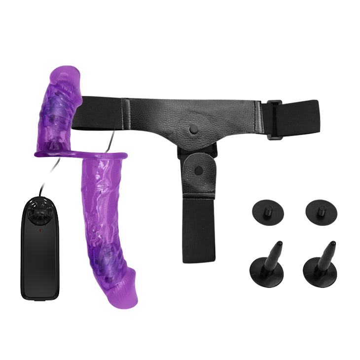 Strap-on Vibrante Ultra Passionate Dual Vibration 17,5 cm