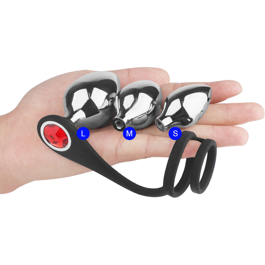 Plug Anale e Anello Fallico Pleasure Bully