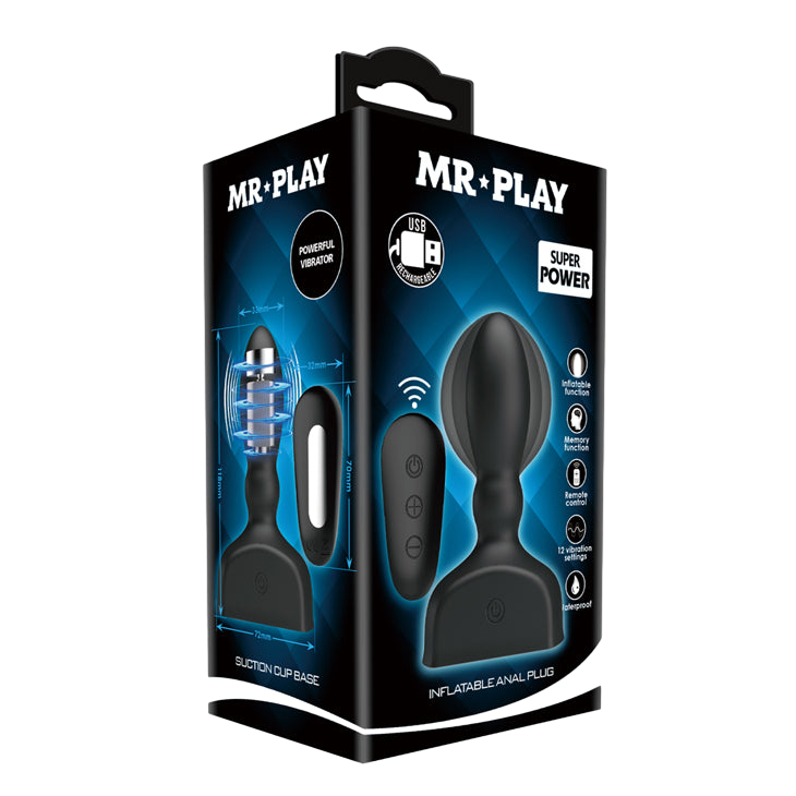 Vibratore Anale Inflatable Pulse