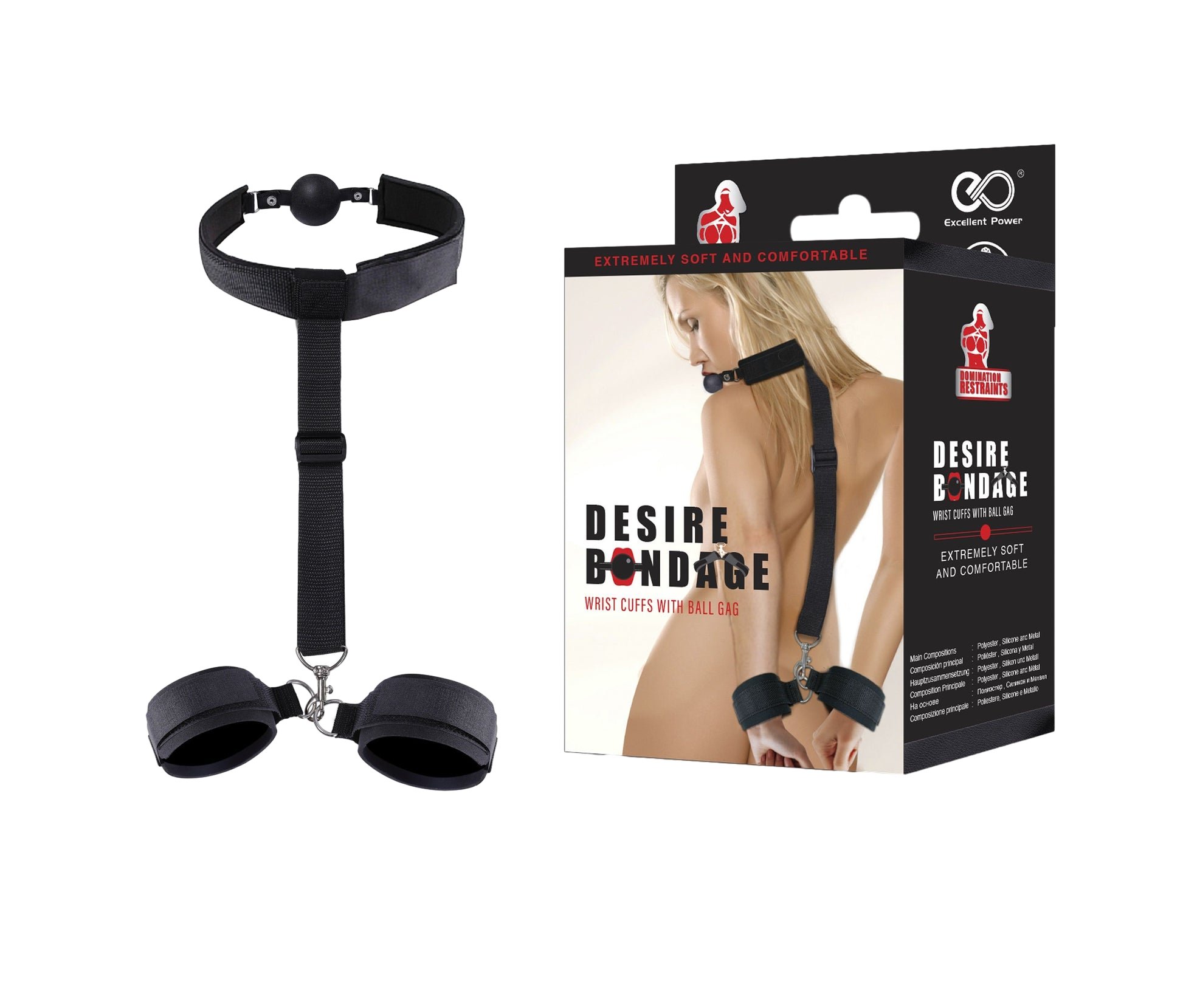 Ball Gag e Polsiere Bondage Desire