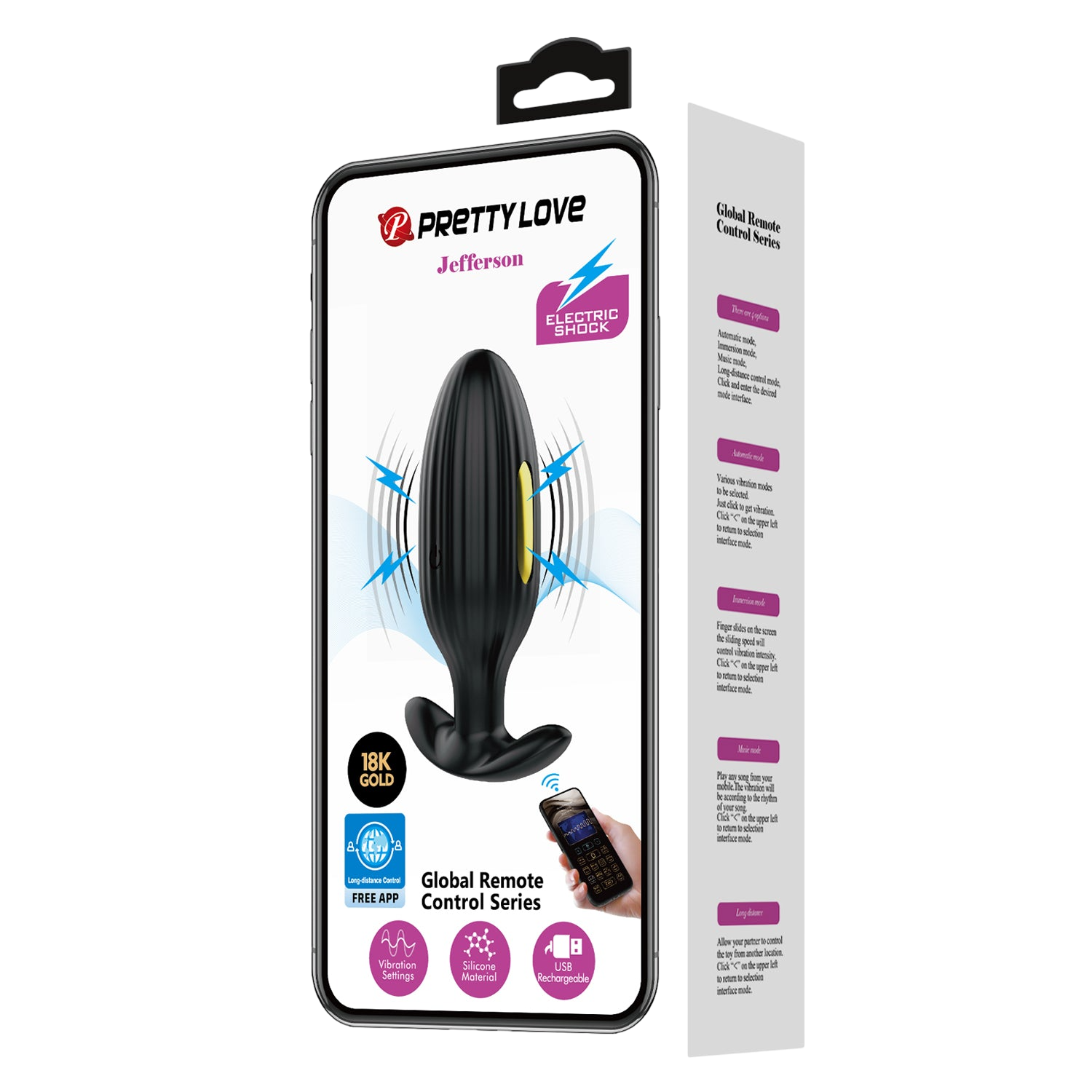 Vibratore Anale Jefferson