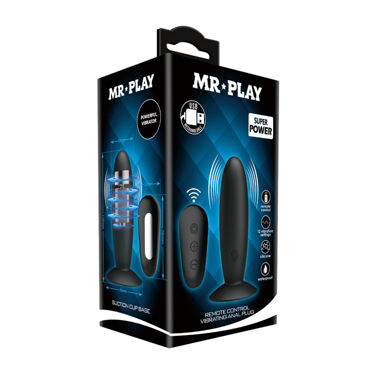 Vibratore Anale Remote Control Raven